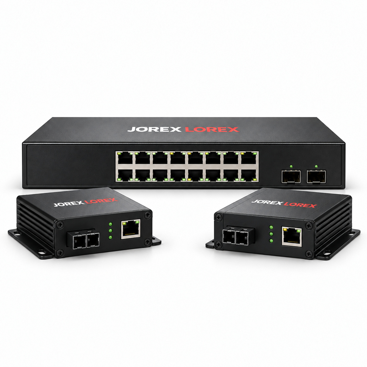 Jorex Lorex networking — representative product render